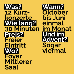 Musikalischer Jahreskalender