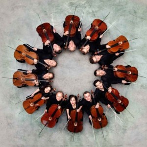 Die 12 Cellisten der Berliner Philharmoniker © Uwe Arens