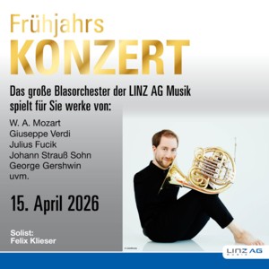Frühahrskonzert 2026 Blasorchester Linz AG Musik © Julia Wesely