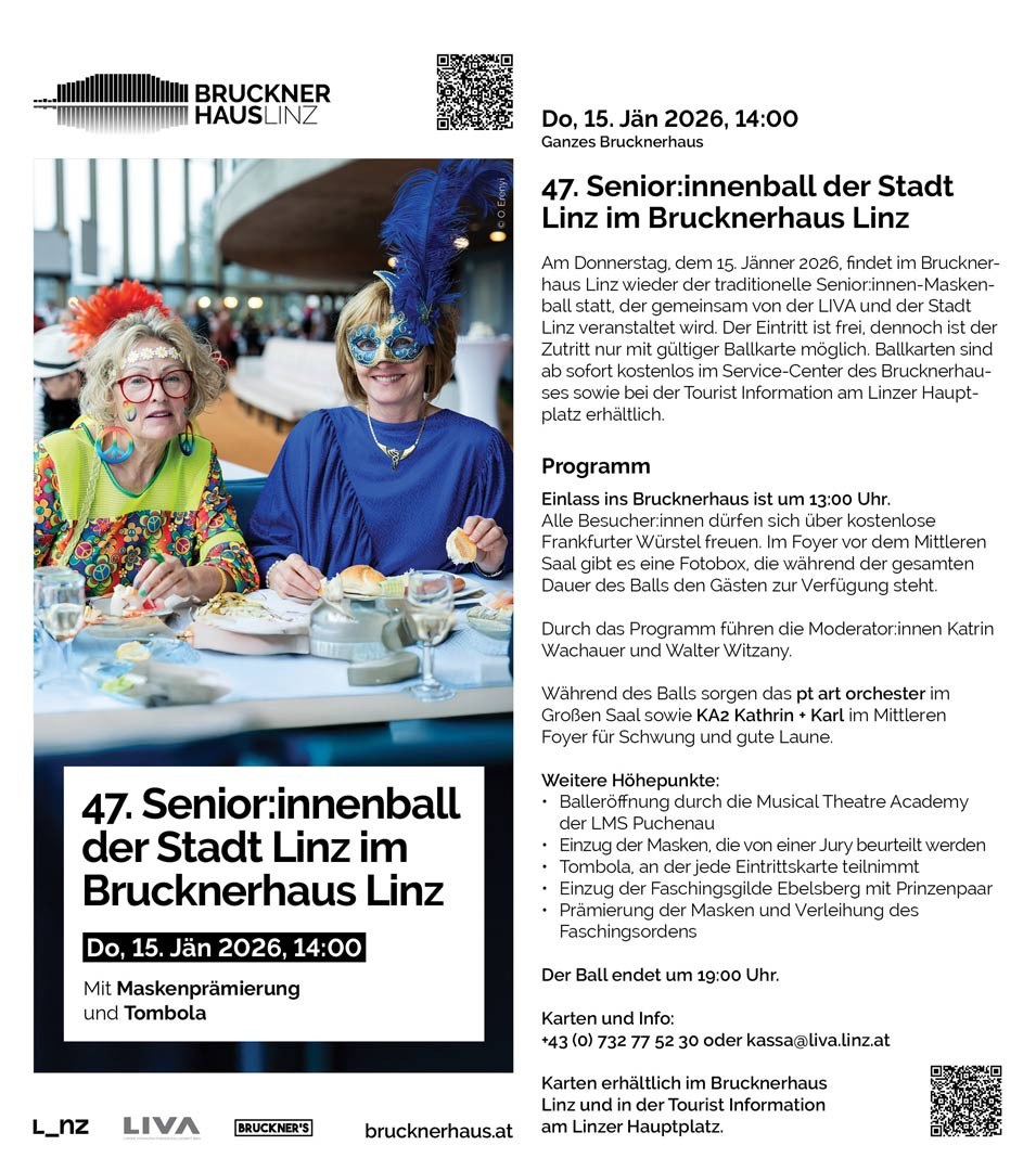47. Senior:innenball der Stadt Linz