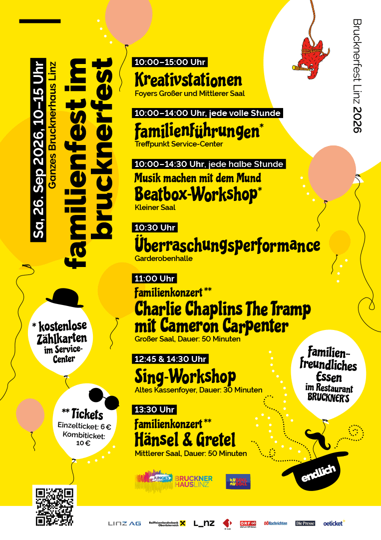 Familienfest im Brucknerfest &ndash; Ablauf
