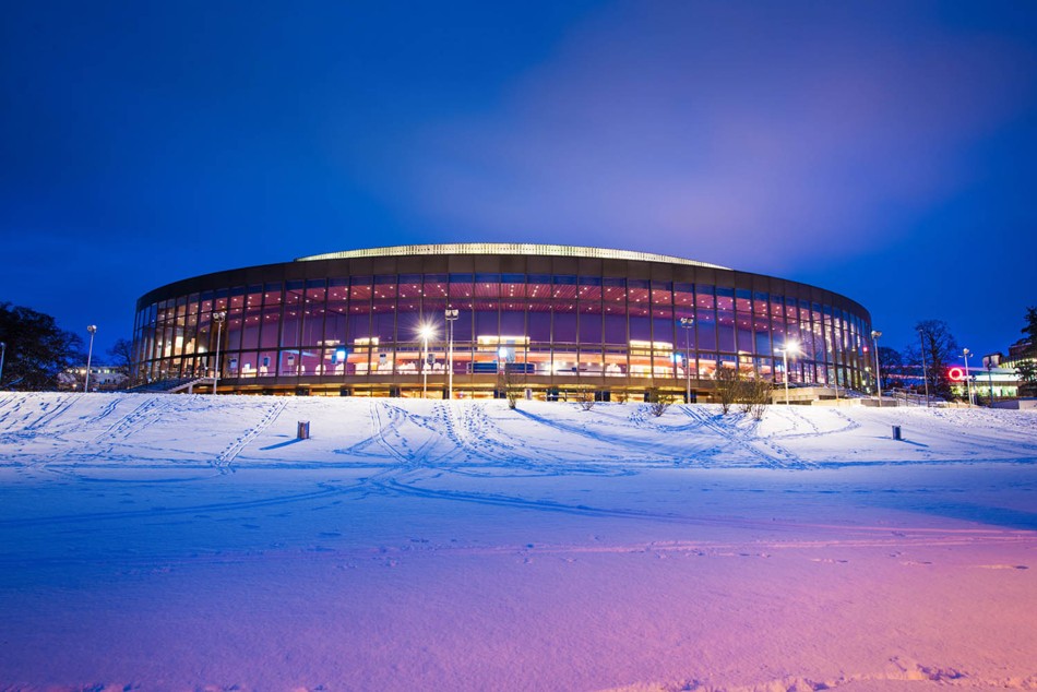 Brucknerhaus Linz im Winter © Andreas Röbl