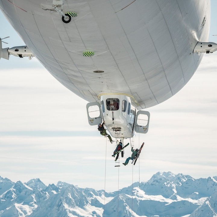 Zeppelin Skiing © Mirja Geh/Red Bull Content Pool