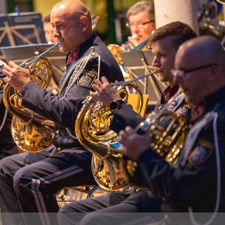 Polizeimusik OÖ © LPD OÖ - Michael Dietrich