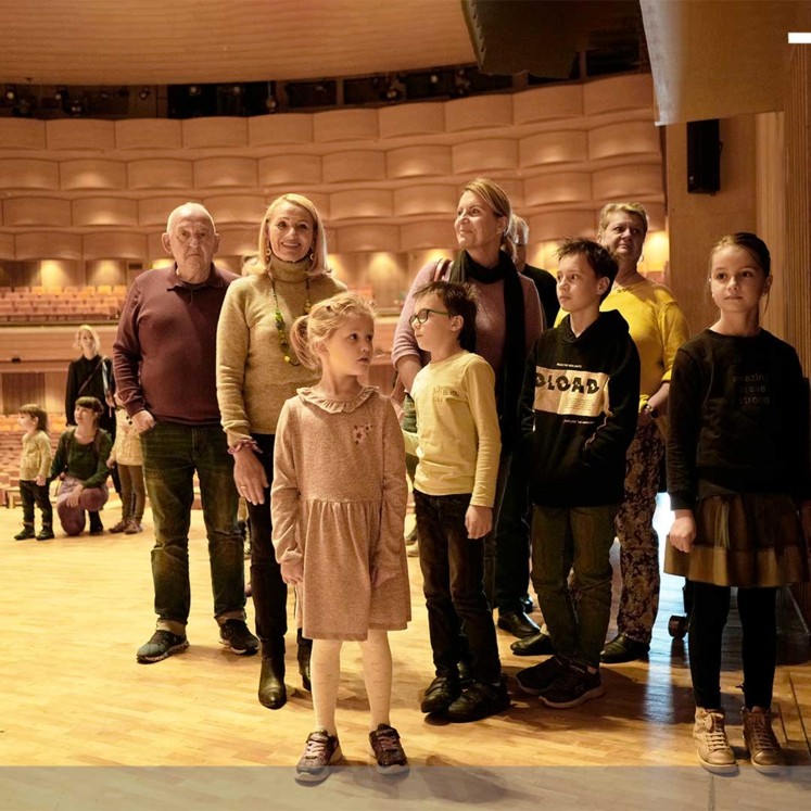 Familien- und Hausführung durch das Brucknerhaus Linz © Reinhard Winkler